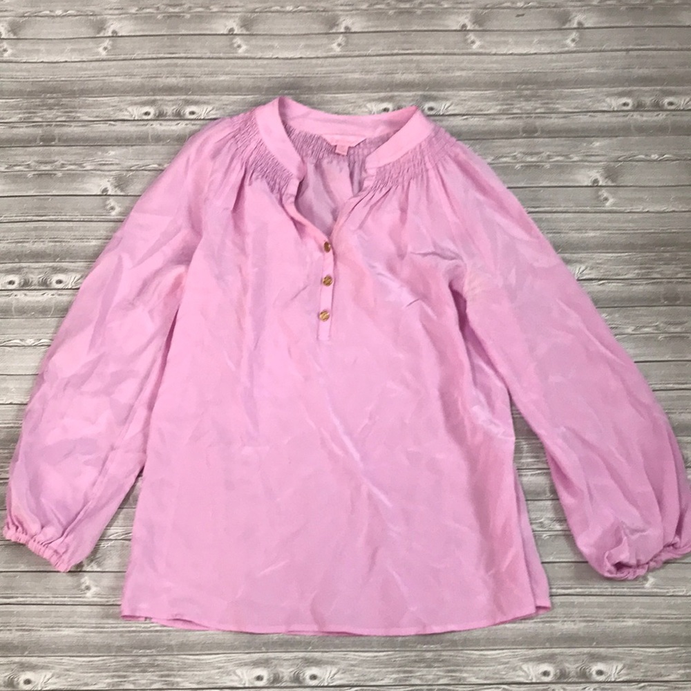 Lilly Pulitzer silk Elsa Top